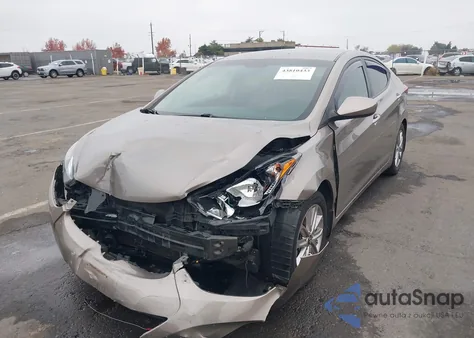 2014 Hyundai Elantra Se z USA, uszkodzony, nr VIN 5NPDH4AE4EH520062